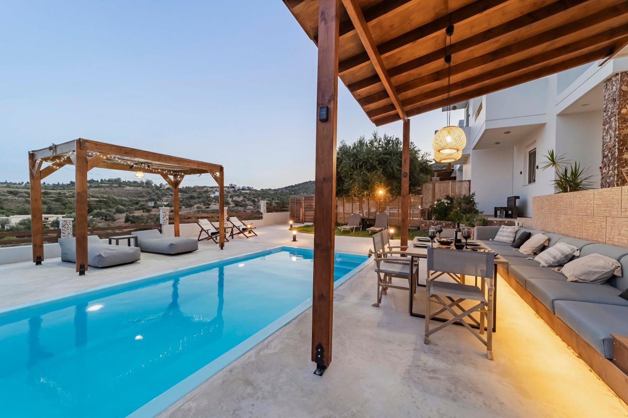 Villa Tranquility Psinthos Экстерьер фото
