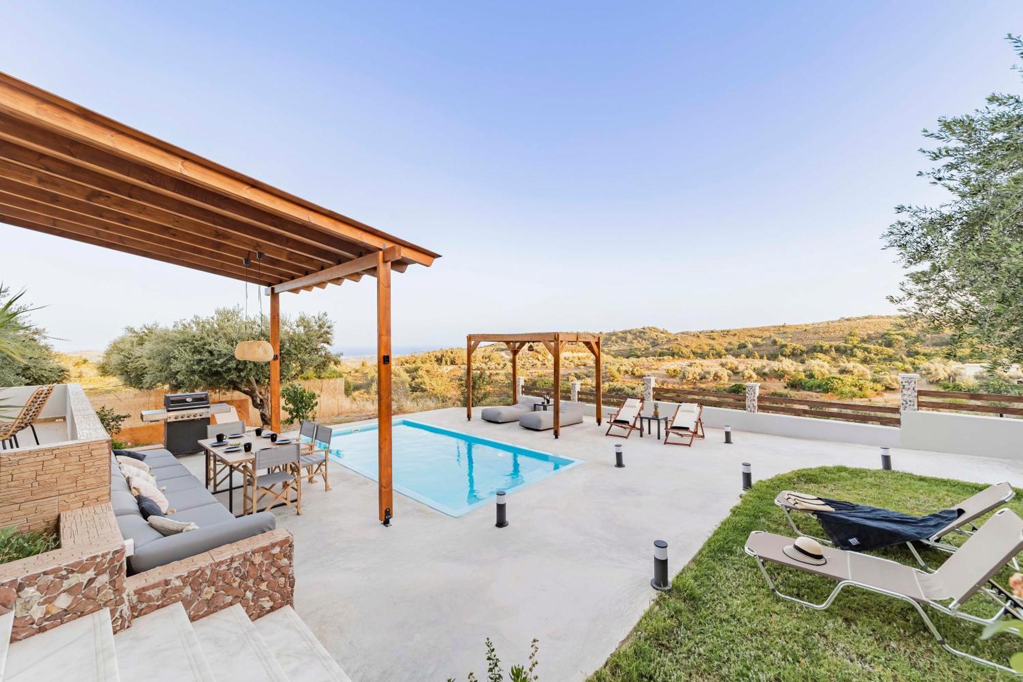 Villa Tranquility Psinthos Экстерьер фото